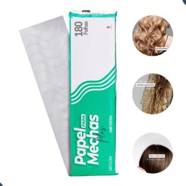 Imagem de Papel Para Mechas Standard 180 folhas 11x47cm isolmanta