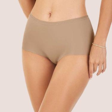 Imagem de Calcinha Bumbum Enchimento Empina Aumenta Modela Zee Rucci, Bege, GG