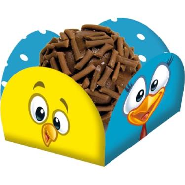 Imagem de Porta Forminha Galinha Pintadinha - Embalagem com 40 unidades.