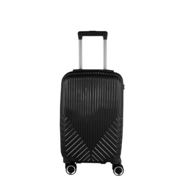 Imagem de Mala de Bordo Ultralight em Polipropileno, 55 x 35 x 25cm, 4 Rodas 360°, 10kg, com Cadeado TSA