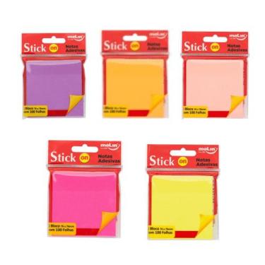 Imagem de Bloco Adesivo Molin Neon, Roxo