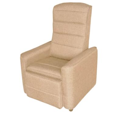 Imagem de Poltrona Stela em Linho Reclinável Delare - Bege