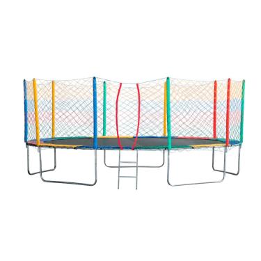 Imagem de Cama Elástica Pula Pula 4,27 M Colorida 100% Nacional - Suporta 430 Kg