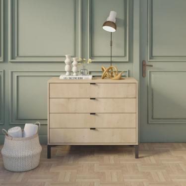 Imagem de Cômoda Falkk Queens 4 Gavetas