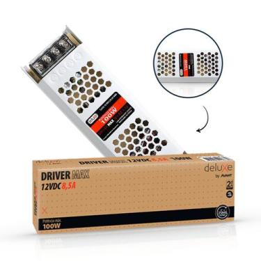Imagem de Fonte driver Max 100w 8.5a 12v 110v/220v Bivolt Ip20 Cod: 994065171 De