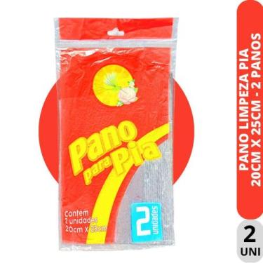 Imagem de Pano limpeza pia alklin 20cm x 25cm - 2 panos - Cv Descartáveis