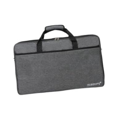 Imagem de Esquirla EFEITOS Pedal Board Bolsa de viagem Case de viagem leve maçaneta portátil Bolsa de zíper para pedalboard de bolsa para Concerto, 52x32x12.5cm