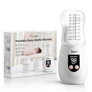 Imagem de Aquecedor de Garrafas Portátil Tohecu para Bebês - Ideal para Viagens