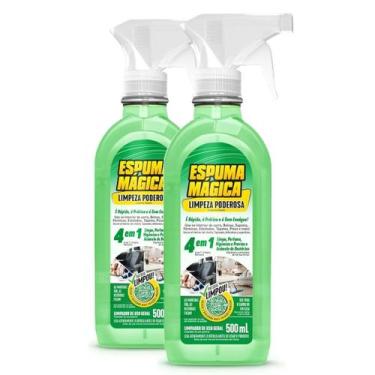 Imagem de Kit Espuma Magica Limpeza Poderosa Proauto com 2uni 500ml