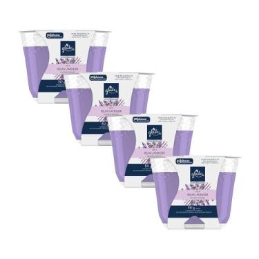 Imagem de Kit 4 Vela Perfumada Relax Lavender Glade Home Fragrance 192g cada