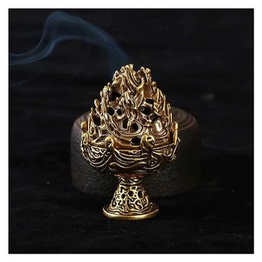 Imagem de Censer Burner Zen Boshan Censer Brass Mountain Statue Sandalwood Icenser Burner Traditional Tea Decoration Crafts