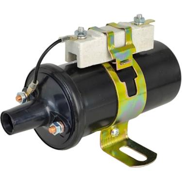 Imagem de XYZIL Bobina Distribuidora De Ignição 12V Com Resistor Externo Compatível Com John Deere 3020 60 70 1010 2010 3010 At14385 At15611 Para International Case Massey Ferguson Ford 368839R91 189673M92 C