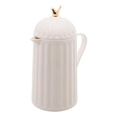 Imagem de GARRAFA TERMICA DE PLASTICO BIRD BRANCA 600ml - ROJEMAC IMPORTACAO E E