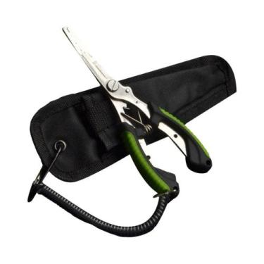 Imagem de Alicate de Pesca Multifuncional em Aço Inoxidável - Alça Antiderrapant