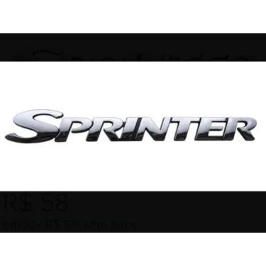 Imagem de Emblema Letreiro Traseiro Sprinter Serve Ate 2016 Cromado - Cavallaro 