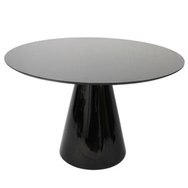 Imagem de Mesa Cone 80cm Laqueada Preto