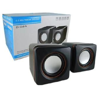 Imagem de Caixa De Som Usb Portátil Notebook Celular Computador