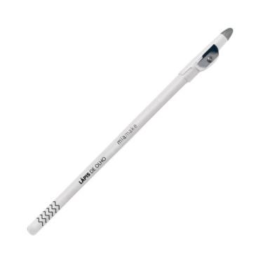 Imagem de Lápis de Olho Branco com Apontador Mia Make  Maquiagem Profissional  A
