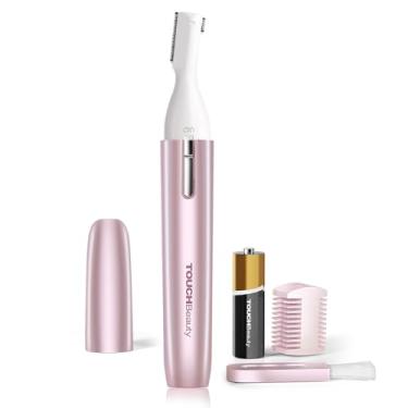 Imagem de TOUCHBeauty Aparador de pelos de sobrancelha para mulheres, modelador de sobrancelha de precisão indolor, removedor de pelos em forma de caneta para pescoço de queixo, lábio superior,