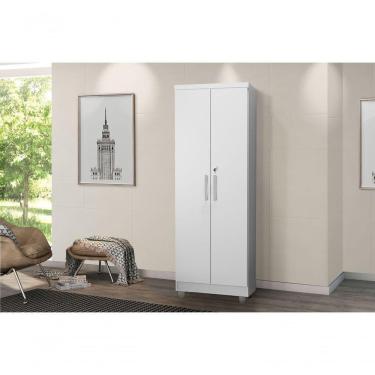 Imagem de Armário Multiuso Com Chave 2 Portas Isabela Branco Rud Rack