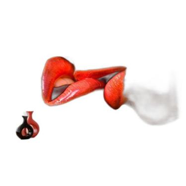 Imagem de Papel De Parede 3D Arte Boca Beijo Lábios Sexy 3,5M Tra150 - Você Deco