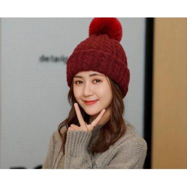 Imagem de Touca Pompom Adulto - Forrada por Dentro - Cores Variadas - STORE BIRO