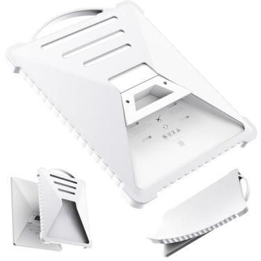 Imagem de JvVuell Starlink Mini capa protetora, portátil à prova de choque Starlink mini acessórios proteção silicone antena parabólica presente engrenagem branca