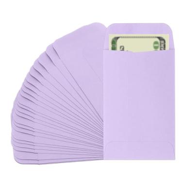 Imagem de PATIKIL Envelope para dinheiro, pacote com 25 envelopes de dinheiro de 8,88 cm x 5,6 cm, sacos para dinheiro, orçamento, economia, desafio, carta para presente, moedas, cheques, bilhetes, joias