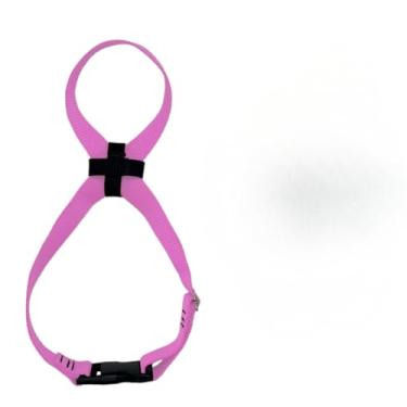 Imagem de Focinheira regulável para cães não machuca respirável confortável (Rosa,Grande)