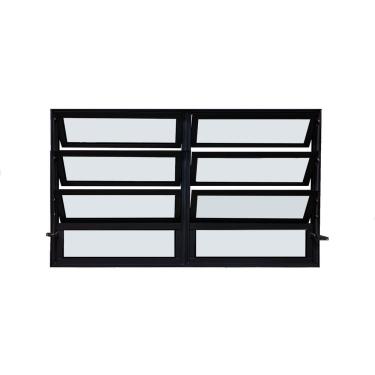 Imagem de Vitro Basculante 2 Seções Preto 80x120 Linha 25 Jade