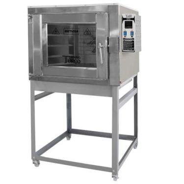 Imagem de Forno Turbo Elétrico Industrial Metvisa 5 Esteiras Pintura Epoxi Monof