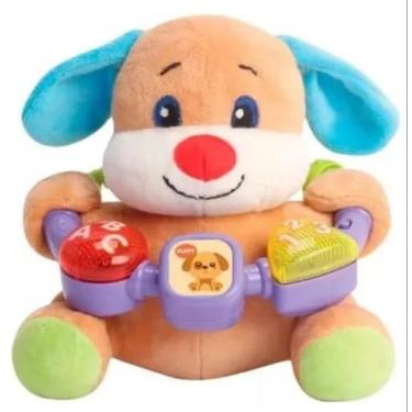 Imagem de Boneco Cachorro de Pelúcia Musical Para Bebês Com Luzes e Formas - Sob