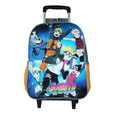 Imagem de Mochila Naruto Boruto Rodinhas Oficial Masculina Grande Top