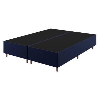 Imagem de Base Box Queen Size Class (38x158x198cm) Turkey Azul - Casa Giulia