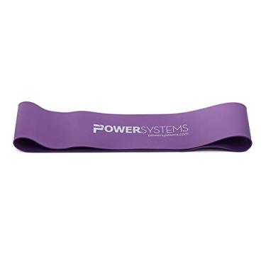 Imagem de Power Systems Mini faixa de resistência – Resistência extra pesada, faixa de exercício de grau comercial de 23 cm para malhar, faixa elástica para fisioterapia, força, treinamento físico em casa ou