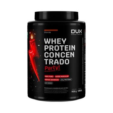 Imagem de Whey protein concentrado party! - pote 900g - Dux Human Health, Churro