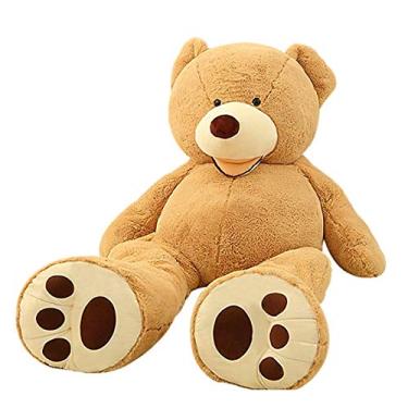 Imagem de Urso de Pelucia Gigante 1 metro Teddy Caramelo Macio Fofo Grande Enorme - Pelucias HAS Brasil