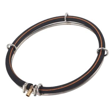 Imagem de KIMISS Anel de Difusor de Bolhas de Ar Redondo de Aquário - Bubbler de Oxigênio de 25 Cm para Lagoas de Peixes e Aquários | Entrada de Cobre, Aumenta o Teor de Oxigênio (Diâmetro de volta única 25cm)