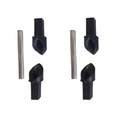 Imagem de Kit Reposição Dobradiças 1114 Box Blindex Bucha Quadrada