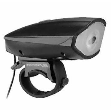 Imagem de Lanterna Farol Led Bike Buzina Prova D'água Recarregável USB - B2T
