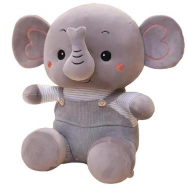 Imagem de Bicho De Pelúcia Macio, Elefante Fofinho Divertido 22cm - Toy Home, Ci