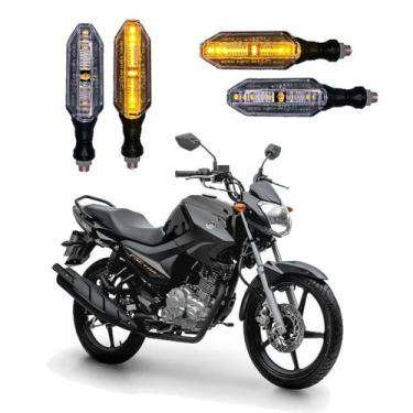 Imagem de KIT 4 Setas Esportivas Pisca de Led Modelo P26 Para Moto FACTOR 125 20