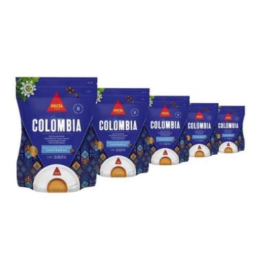 Imagem de Café Moído Importado, 5 Pacotes De 250G, Delta, Colombia - Delta Cafés