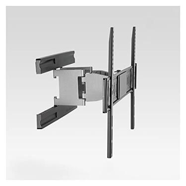 Imagem de Suporte para monitor de TV, suporte de TV totalmente dinâmico montado na parede, extensão giratória, suporte de TV ultrafino embutido para a maioria das TVs de tela plana curva de 94.0 cm-177.8 cm
