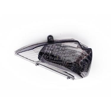 Imagem de TOPZONE Compatível com SUZUKI GSX1250FA BANDIT / GSF1250 BANDIT / 2006 GSF1200S Bandit S; luz de freio de LED com combinação de luz traseira (4. Luz traseira de LED sequencial + seta, fumaça)