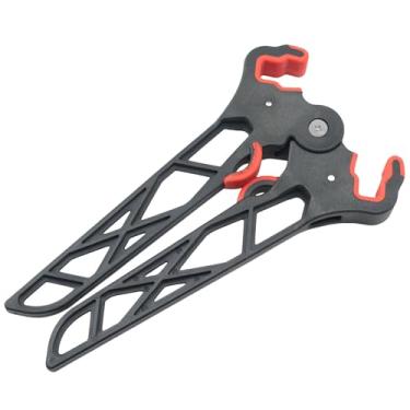 Imagem de TAODAN Arco composto suporte estável 10 x 18 cm arco polia arco dupla finalidade suporte silicone oito arco suporte ao ar livre caça tiro acessórios