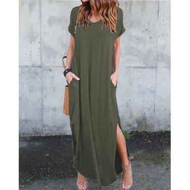 Imagem de Vestido longo casual: chique e memorável para festas - Lightbek Offici