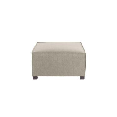 Imagem de Puff Dominó 0,80m Espuma D28 Manta Acrílica Pés em Madeira Best Mobíli