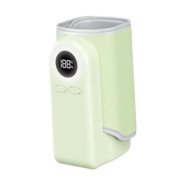 Imagem de menolana Aquecedor de mamadeiras portátil com isolamento USB, versátil, bolsa aquecedora para viagem, caminhada, acampamento, alimentação e viagem, Verde