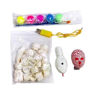 Imagem de YIJU de controle remoto faça você mesmo, brinquedo de truque para festa infantil, inteligente, recarregável para crianças, meninos, brinquedo, Cascavel